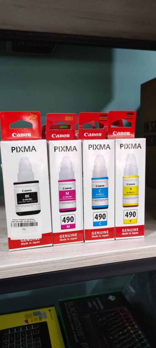 Чернила краска для картриджа CANON GL-490 PIXMA Япония