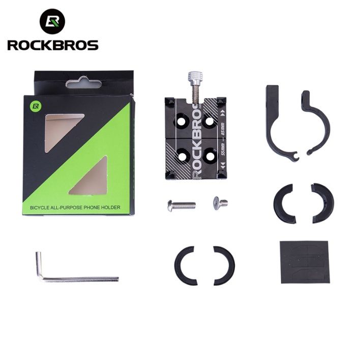 Rockbros suport telefon bicicleta aluminiu moto trotineta xiaomi