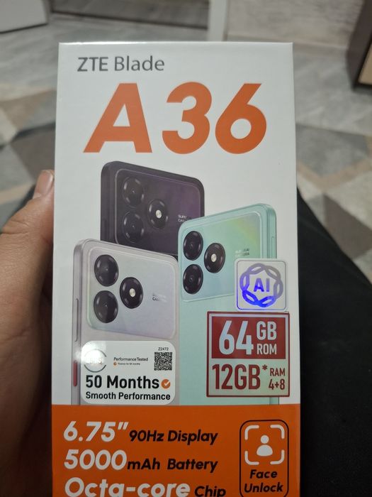 Арзан новый телефон ZTE A36