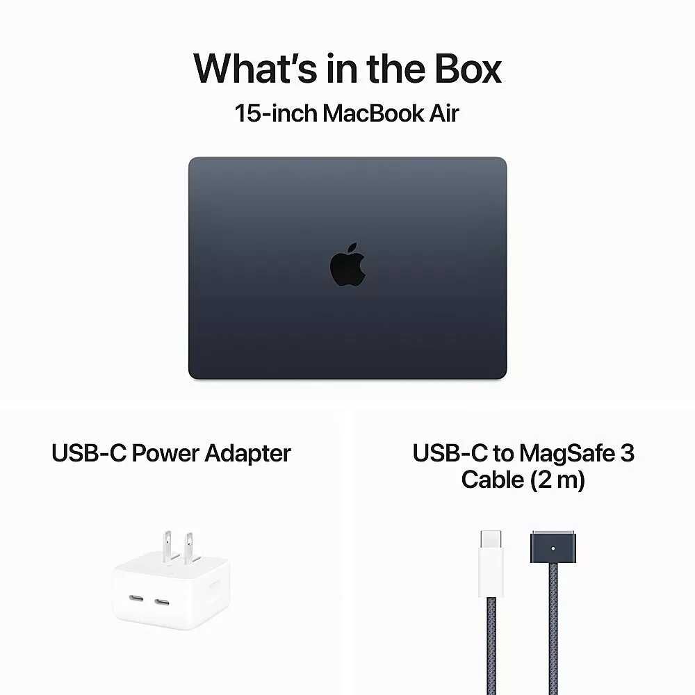 Macbook air m3 15 inch + original karobka + 7 oy apple garantiyasi