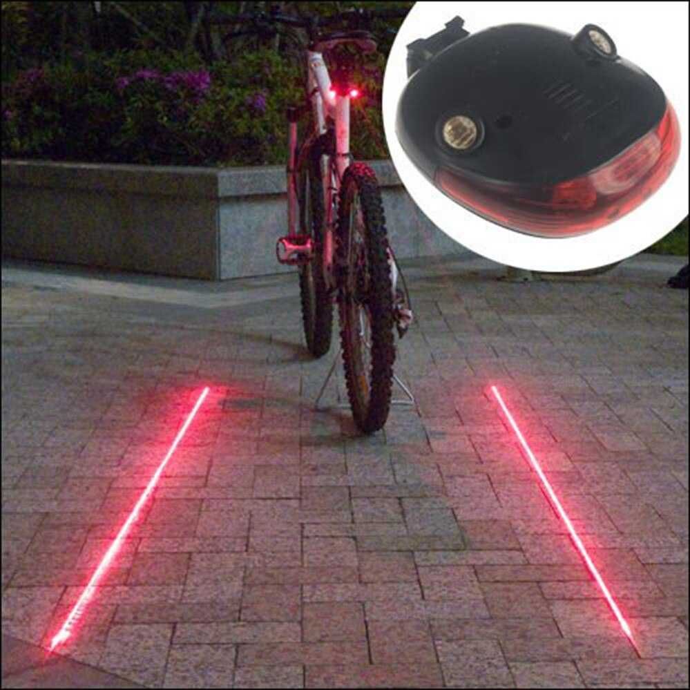 Far & Stop pentru bicicleta cu ghidaj laser, LED