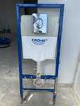 Структура за вграждане Grohe + овален бутон Grohe хром