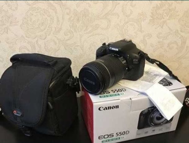 Фотоаппарат CANON 550D с объяктивом EF-S 18-135 IS. 11 000 тн.