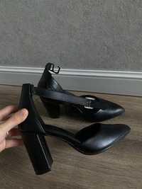 женские черные каблуки, 35 размер