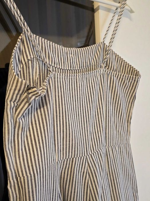 Salopetă in cu dungi