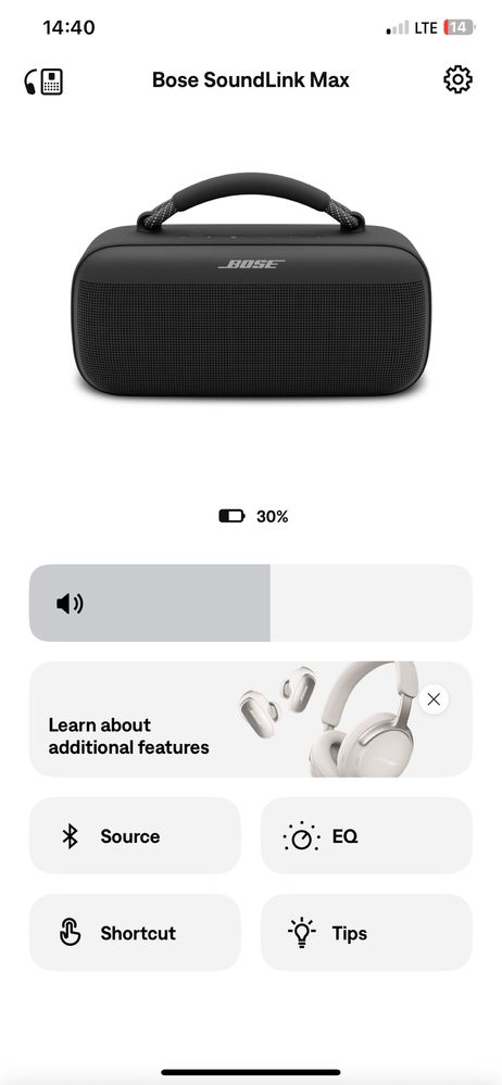 Bluetooth speaker BOSE SOUNDLINK MAX BLACK/ Блутут Колона