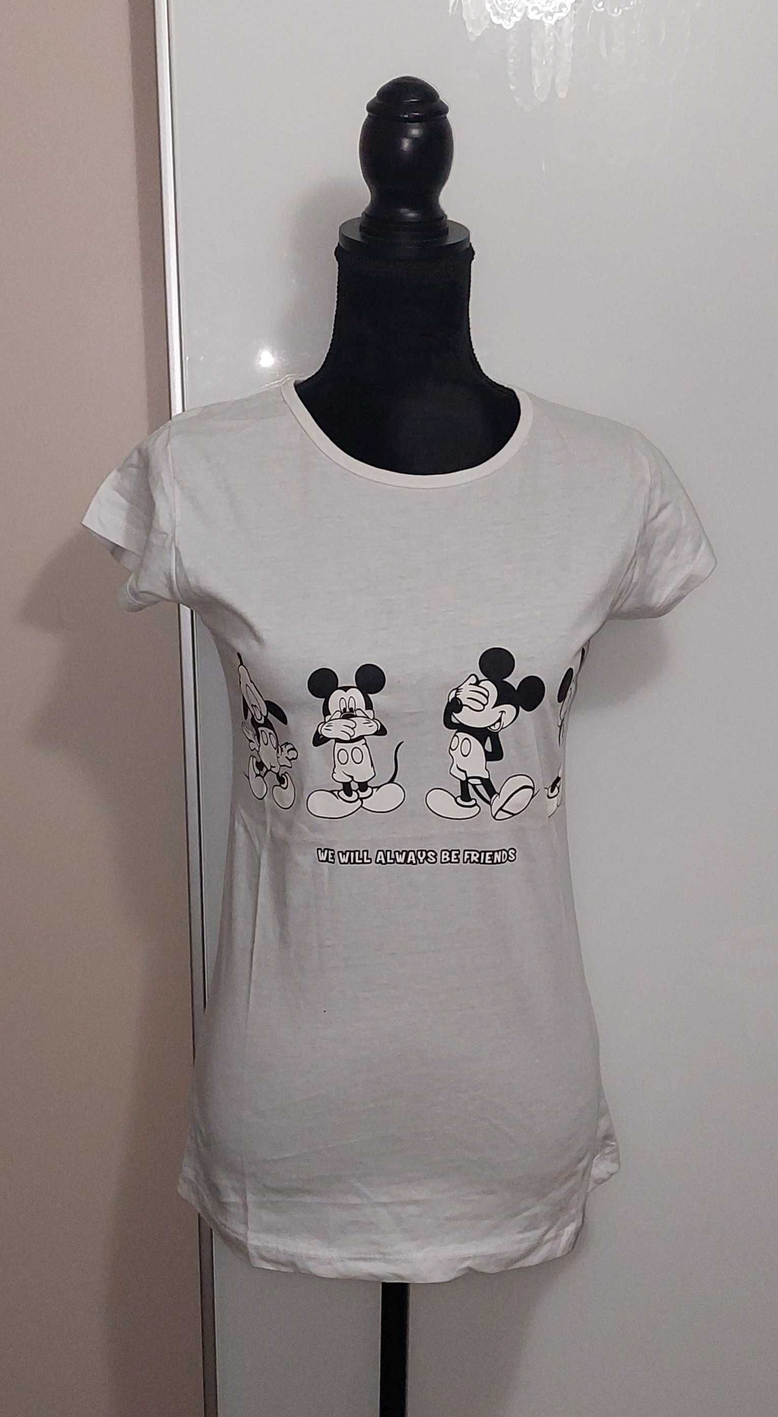 Tricou alb Mickey Mouse We will always be friends