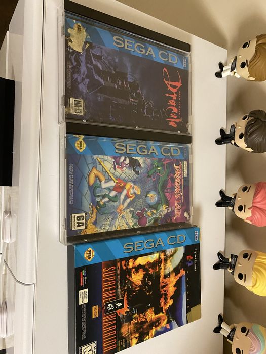 Продам игры для Sega CD Dragon Lair, Dracula, Supreme Warrior р. NTSC
