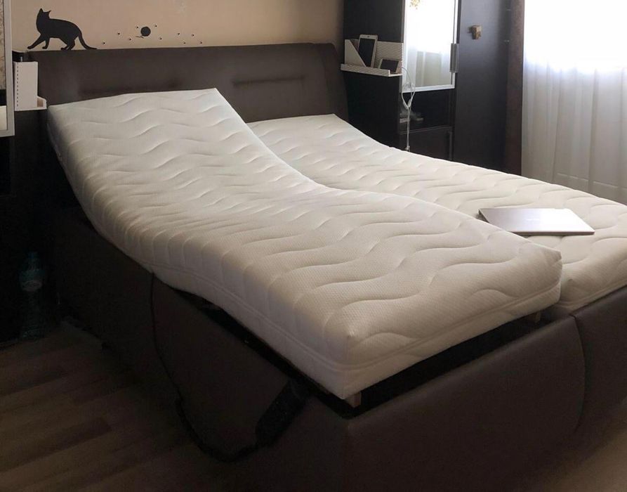 Pat cu somiere electrice 160x200, calitativ