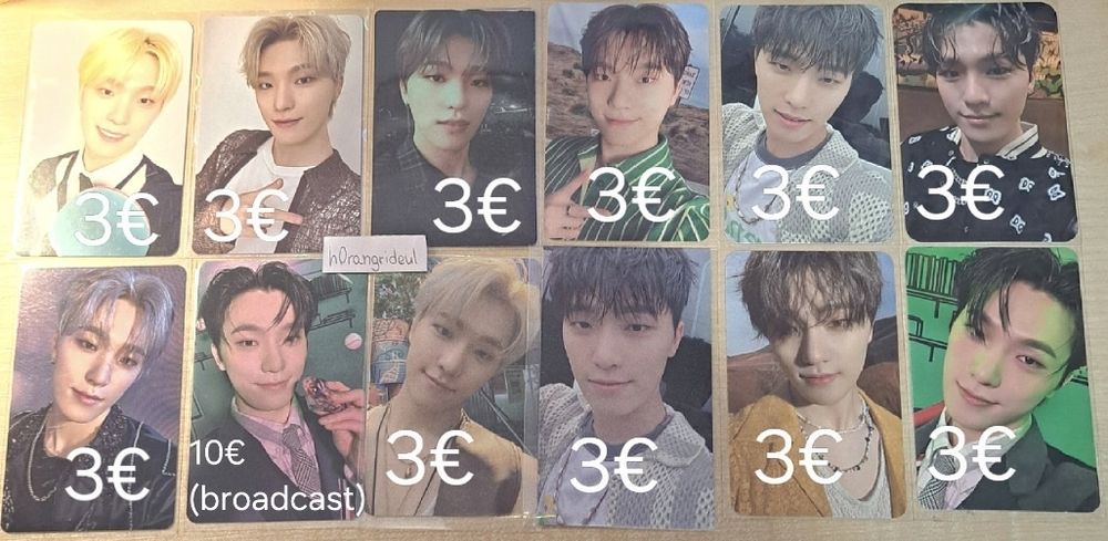 официални kpop картички Txt The boyz Boynextdoor Seventeen