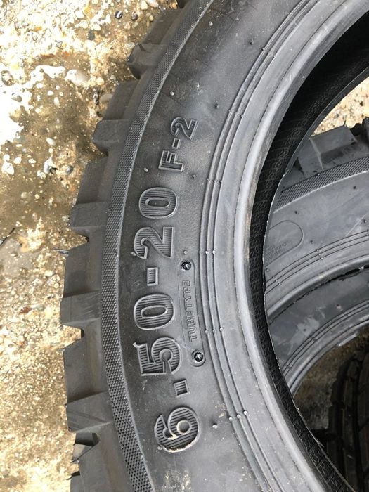 Cauciucuri noi 6.50-20 Breckner 10PR anvelope fata U650 R20