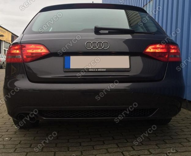 Difuzor evacuare spoiler bara spate AUDI A4 B8 Sline S4 Rs4