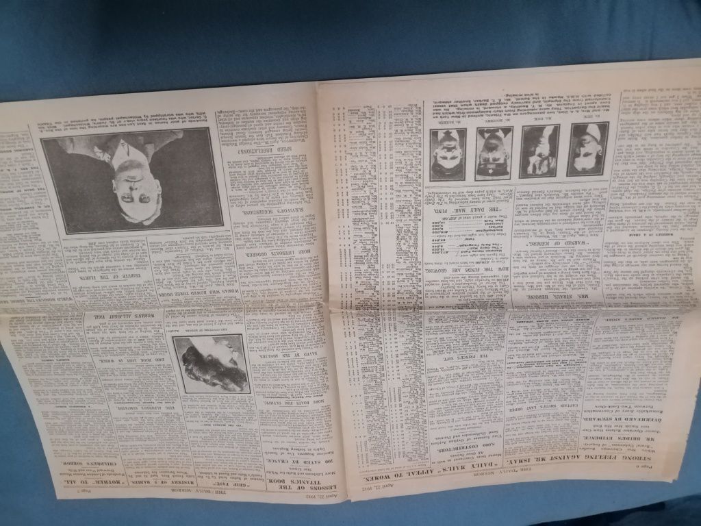 The Daily Mirror 1912 editie de colectie Titanic