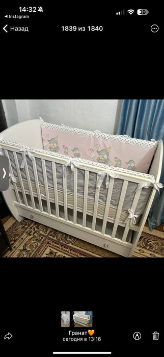 Продается детская кроватка