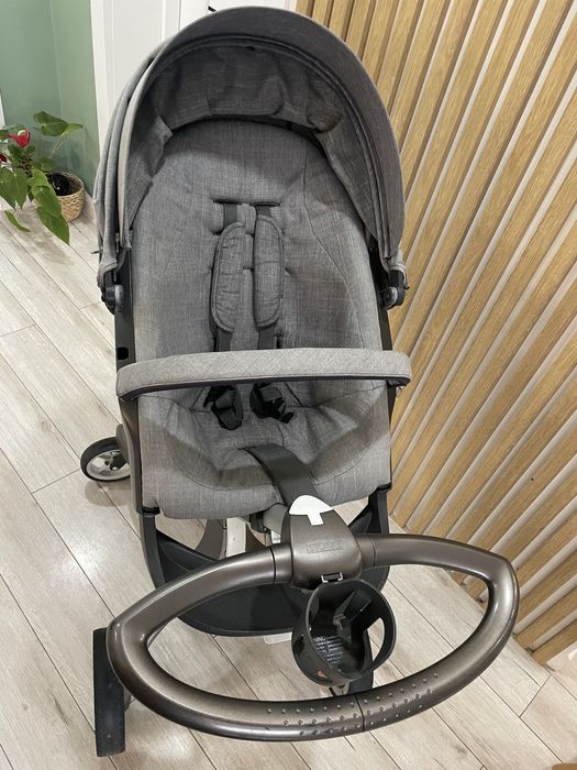 Carucior stokke v4 black malange