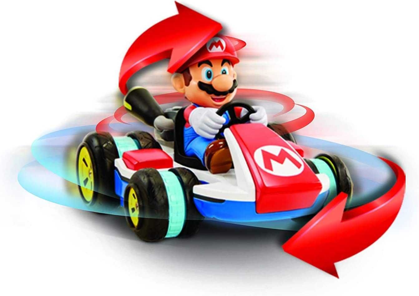 Кола с дистанционно Супер Марио Super Mario Kart Въртене 360 Оригинал