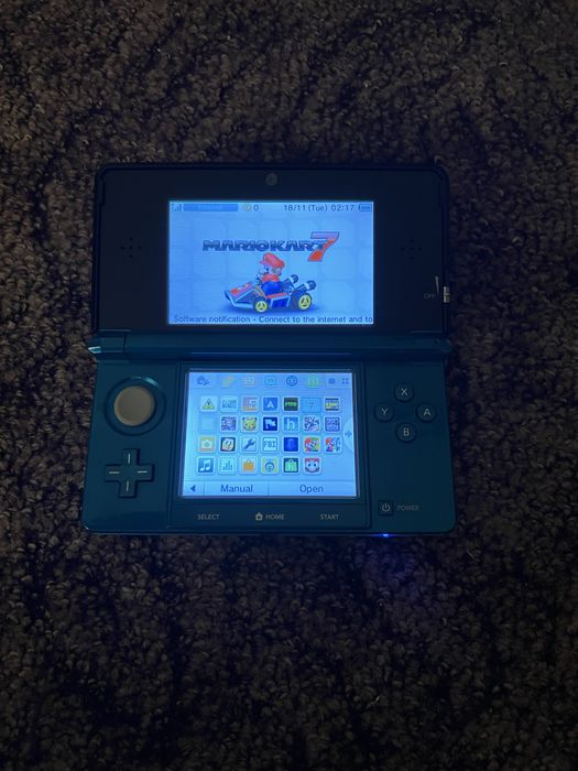 Nintendo 3ds aqua blue