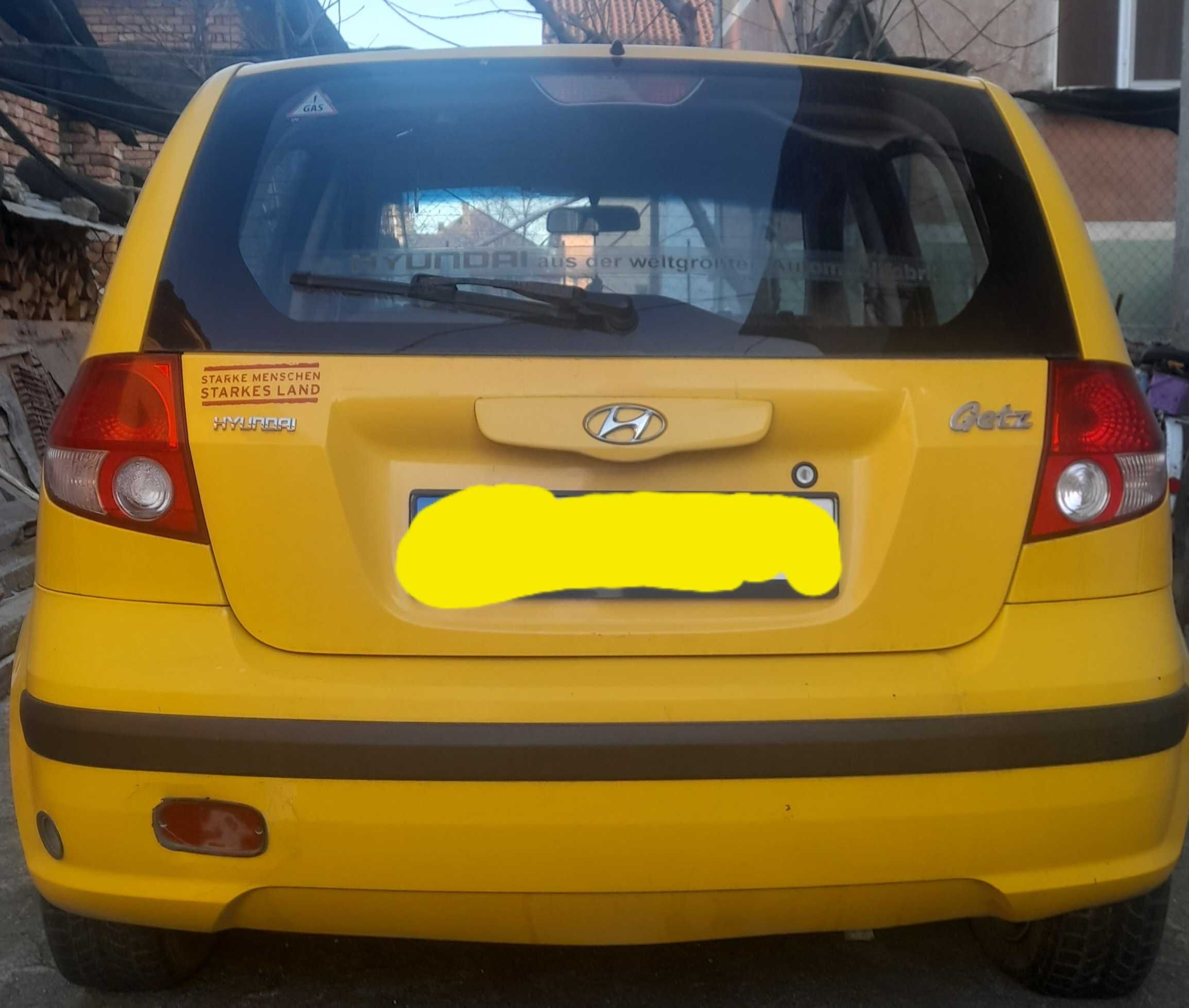 hyundai getz 1,1 2005г. 63к. цена 1500лв   хюндай гетц