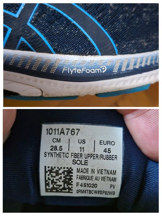 Adidași Asics Gel-Kayano 27, Flytefoam, Suport Pronație - Bărbați 45