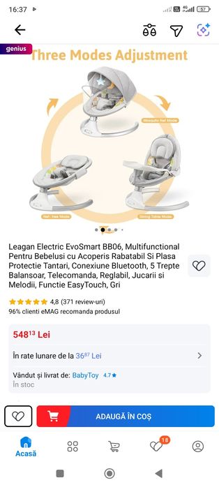 Balansoar electric Evosmart