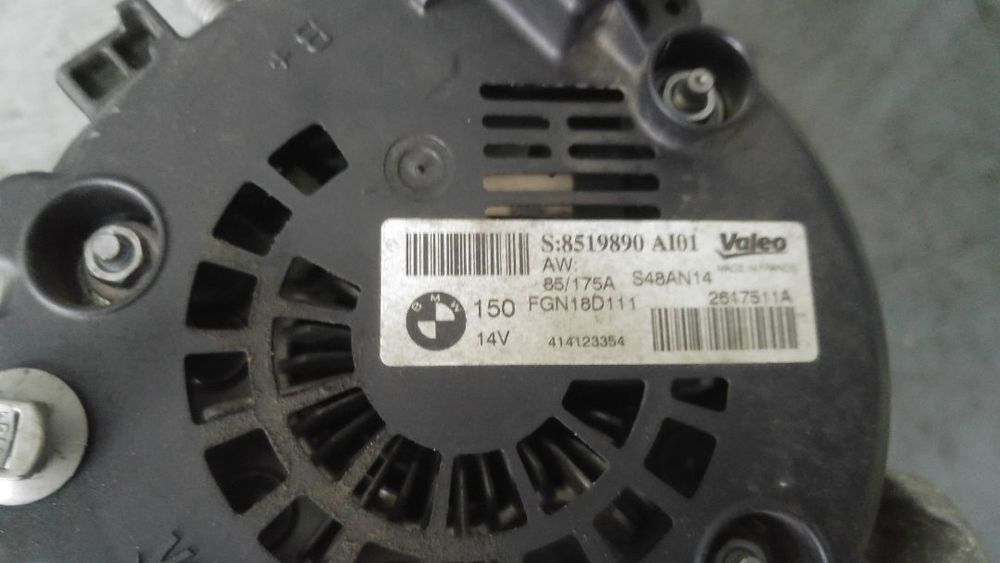 alternator 2.0 d n47d20c bmw seria 3 f30 2011-2018 2617511a 8519890ai01