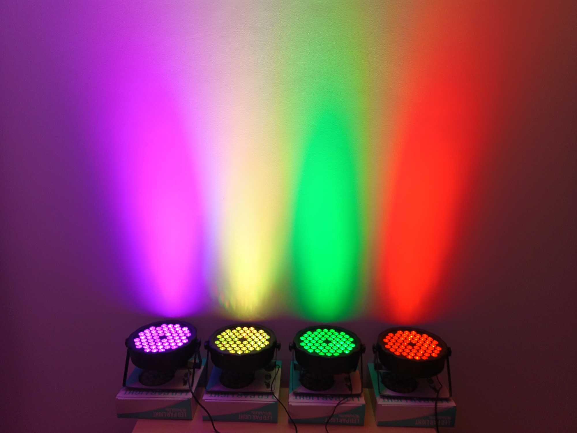 LED 54 FULL COLLOR Orga lumini Petrecere Jocuri de culori DJ Majorat
