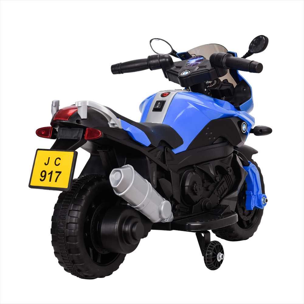 Motocicleta electrica  Kinderauto BJ917 35W 6V, culoare Albastru