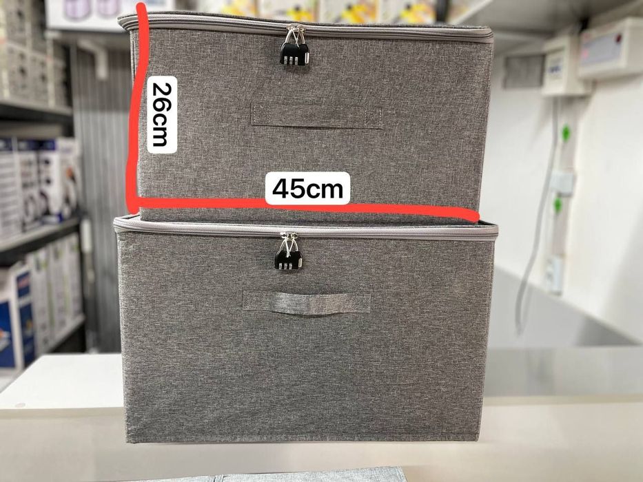 Большой тканевый органайзер для хранения вещей

• Вместительный органа