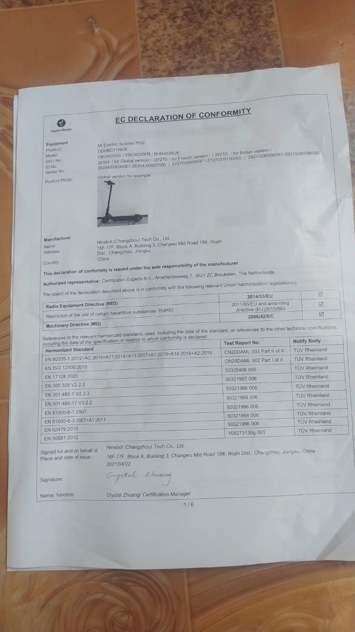 Электросамокат Mi Pro 2