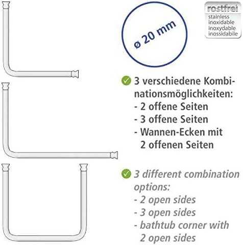 Coltar dus universal reglabil baie accesorii |WNK 192153 Argintiu