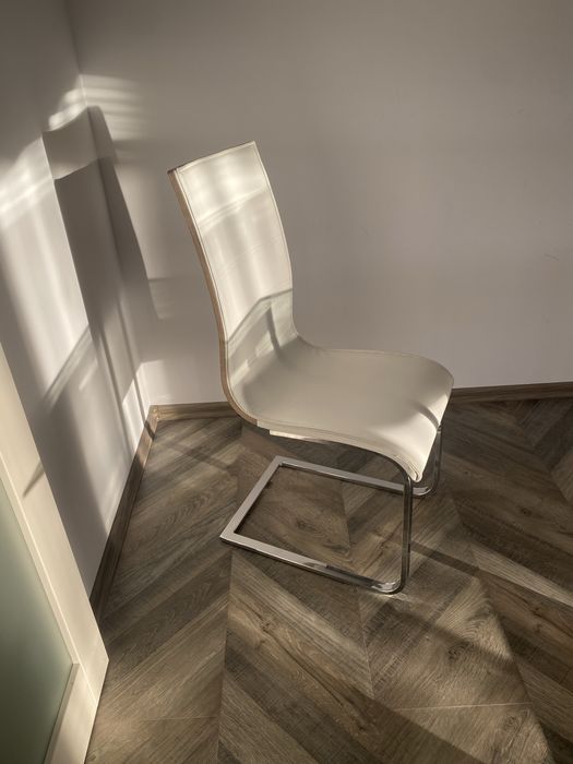 Masa sticla design Minimalist cu 6 scaune Moderne Ca Noi
