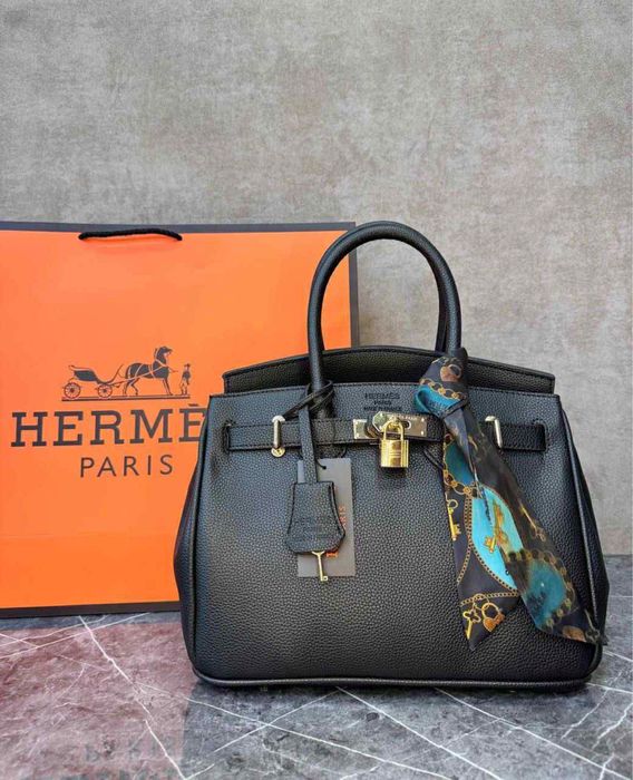 Чанти Hermes-естествена кожа