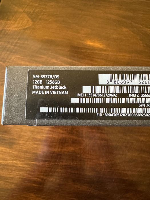 Samsung Galaxy S25 Edge 256Gb Titanium Jetblack