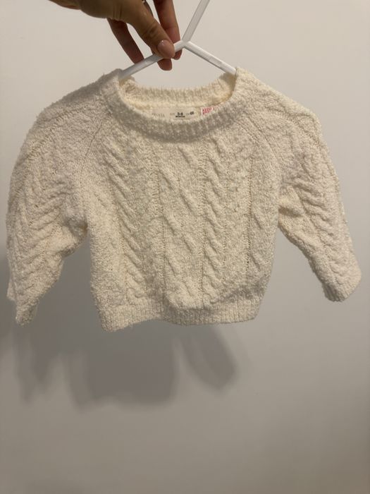 Salopeta si pulover Zara mas 68, 3/6 luni