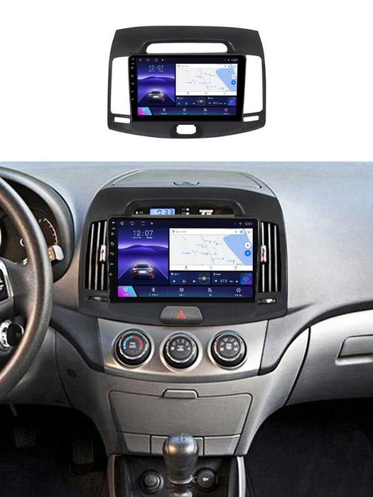 Navigatie Android 14 HYUNDAI ELANTRA 2006 1/8 Gb Waze CarPlay CAMERA