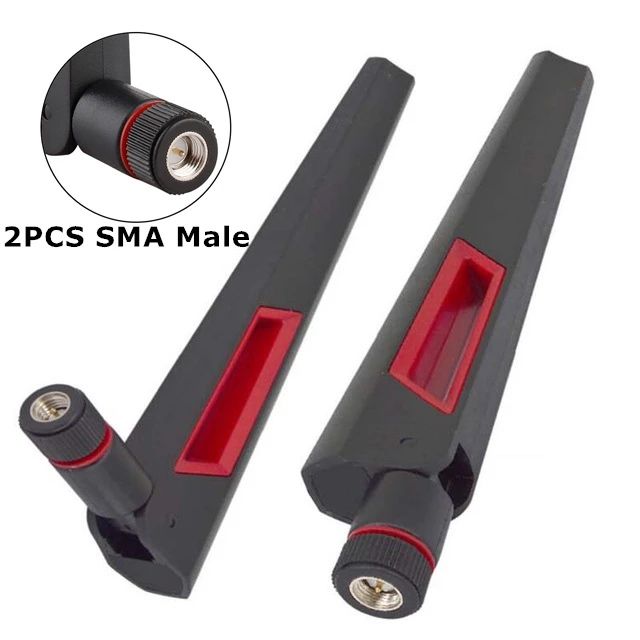 Антенна Asus  Sma-male к роутерам 2,5-5,8 ГЦ Dual Band 2 штук