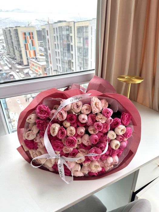 Свежий букет ароматных цветов