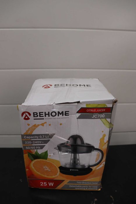 BEHOME JC700 Електрическа сокоизстисквачка, пластмаса, лек ДЕФЕКТ