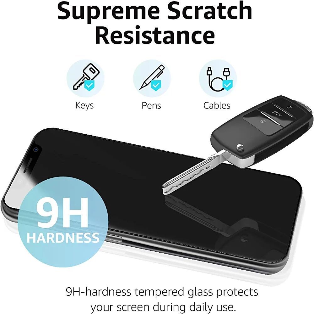 Folie sticla securizata Privacy compatibila cu iphone XS Max si iPhone