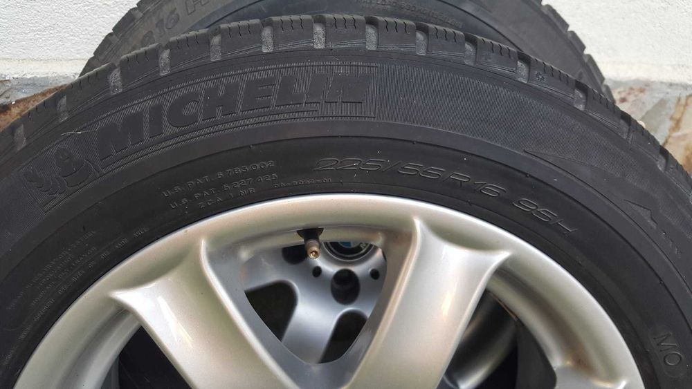 Set roti BMW, jante si anvelope all season Michelin 225/55/16