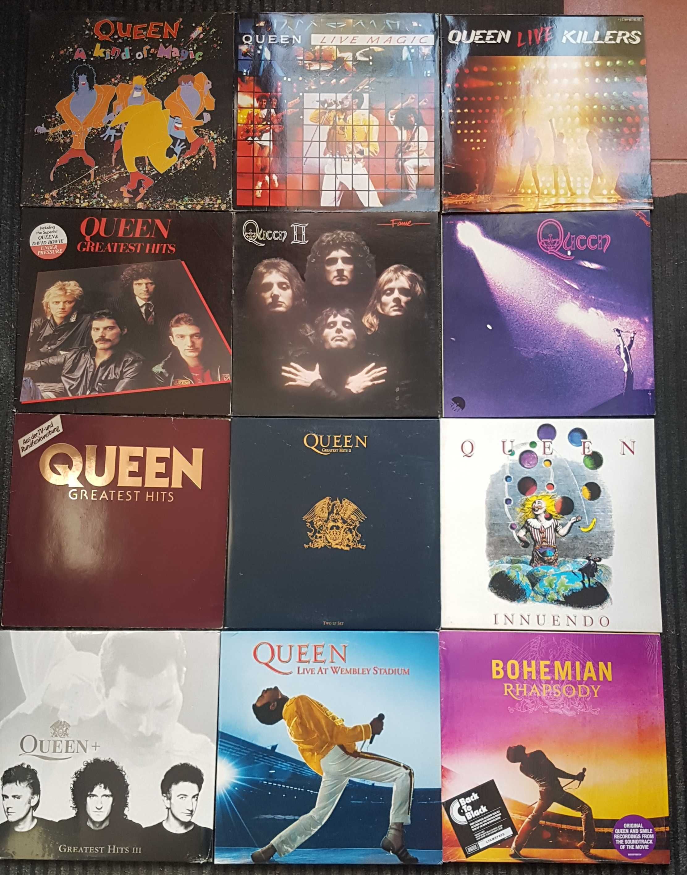 Pink Floyd,Queen,Metallica,Madonna vinil