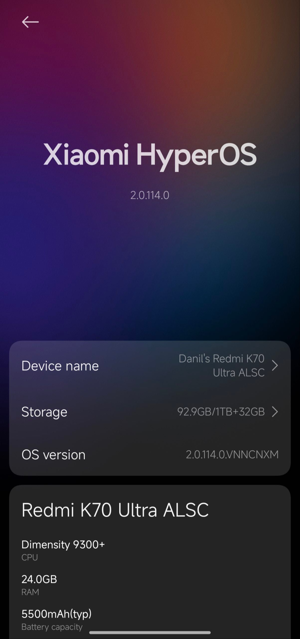 Xiaomi Redmi K70 Ultra Champion Editor