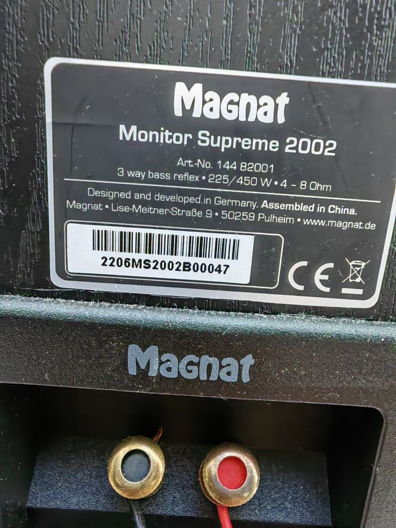 Set 2 boxe de podea MAGNAT, Monitor Supreme 2002   Gr. 2ani