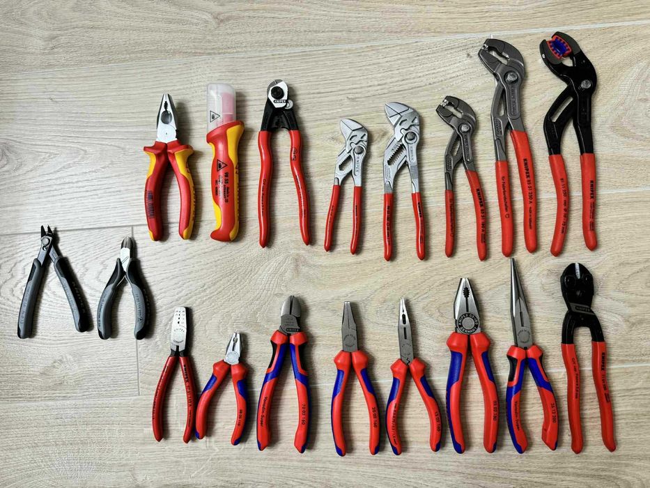 Различни модели клещи KNIPEX