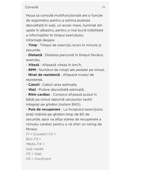 Bicicleta eliptica profesionala