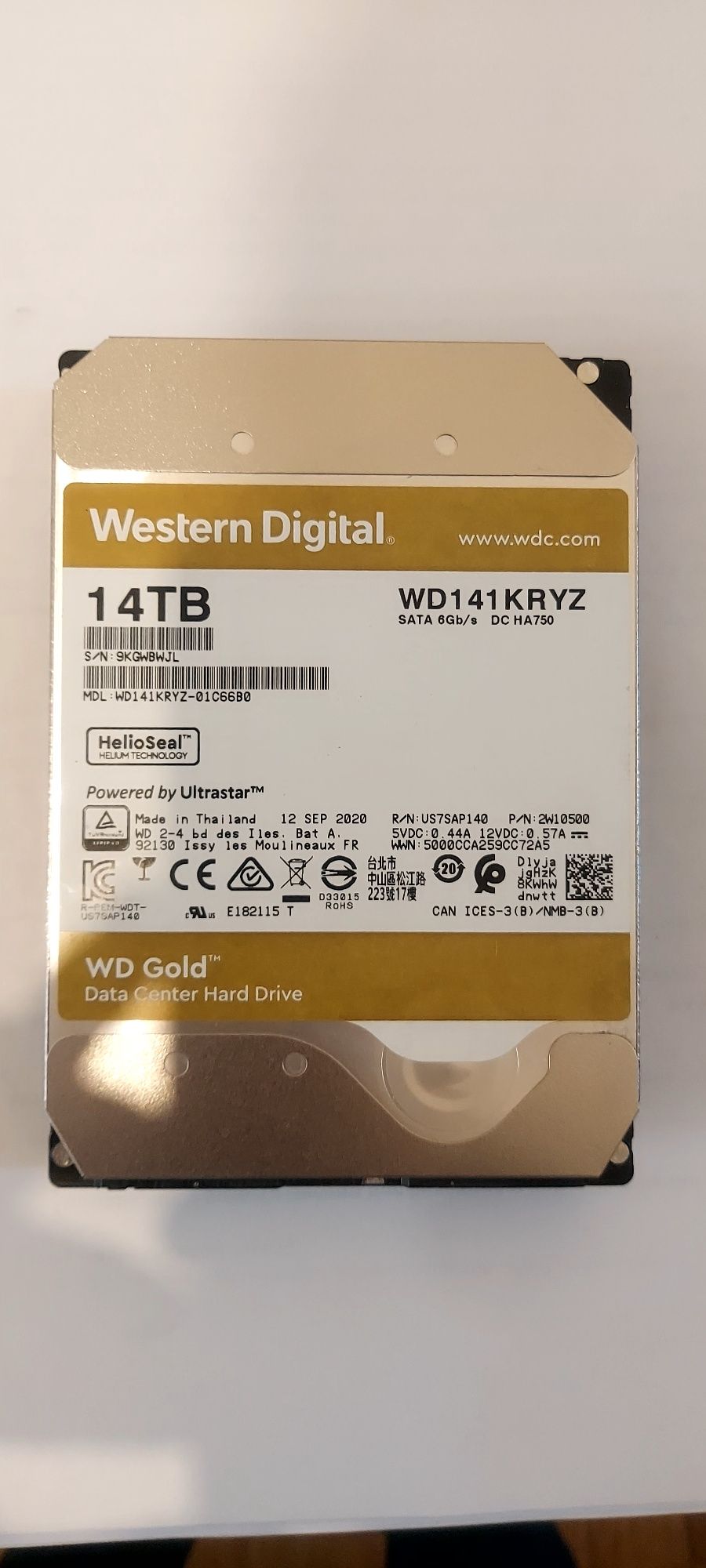Жесткий диск 10TB 12TB 14 16 18TB