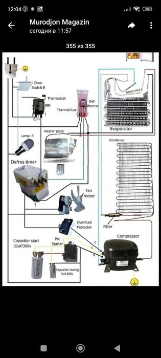 Ремонт холодильник