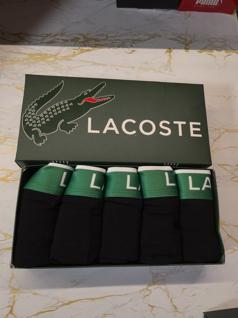 Lacoste боксерки 5 броя в кутия