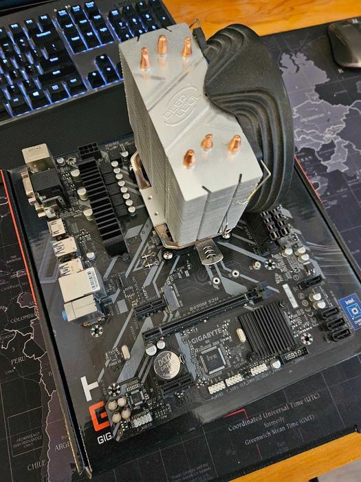 Kit 2700x + gigabyte b450m s2h + 2x16Gb + cooler