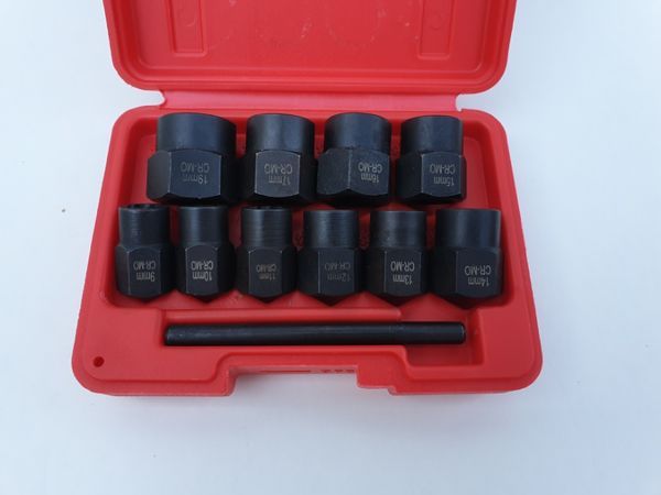 Trusa tubulare lungi pentru desfacut suruburi prezoane uzate 10 piese